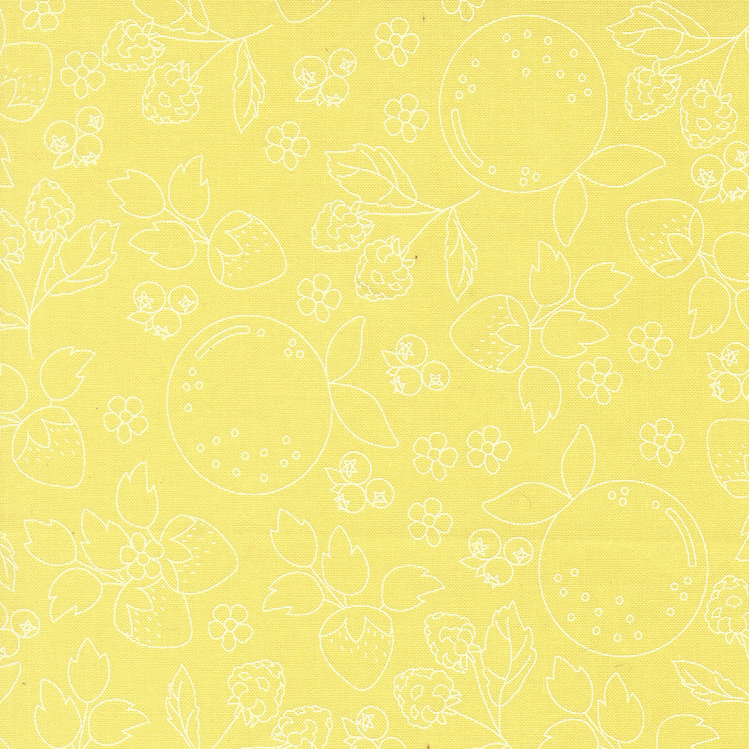Fruit Salad Fruit Sketch Sunshine Yardage by Corey Yoder for Moda Fabrics | 29241 17