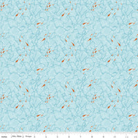 Reef Ocean Floor Sky Yardage by Corinne Wells for Riley Blake Designs | C17276-SKY