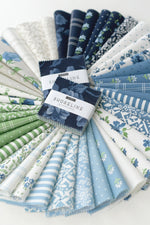 Shoreline Medium Blue Lattice Yardage by Camille Roskelley for Moda Fabrics |55303 13