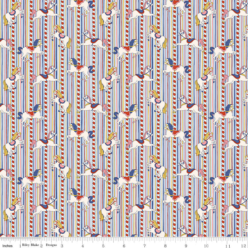 Summer Fair Emolly Carousel A by Liberty Fabrics for Riley Blake Designs | 01667502A