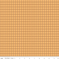 Home Town Holiday Plaid Marigold Yardage by Lori Holt for Riley Blake Designs | C14905 MARIGOLD