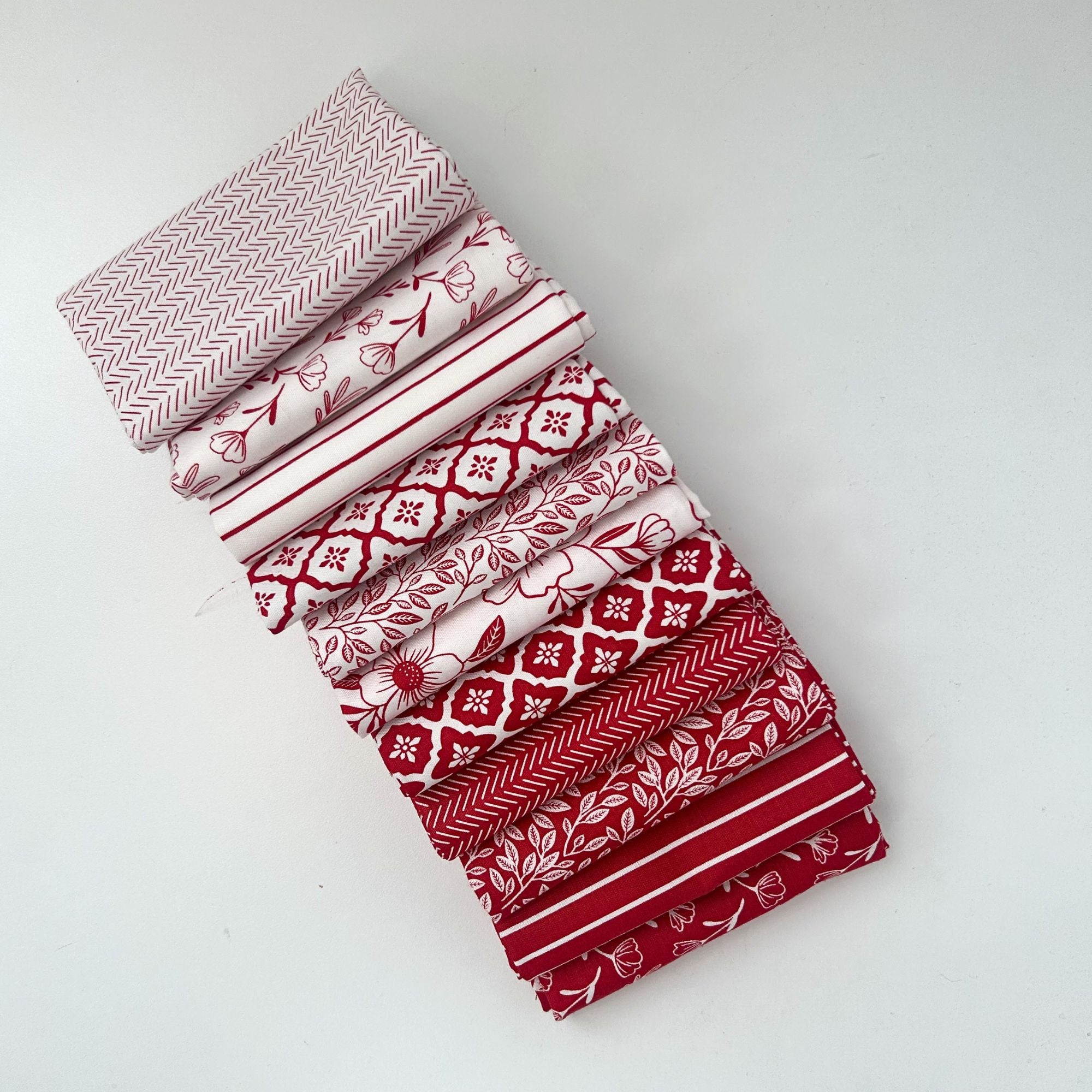 Radiant Ruby Custom Fat Quarter Bundle by Dani Mogstad for Riley Blake Designs | 11 FQs | Curated Bundle