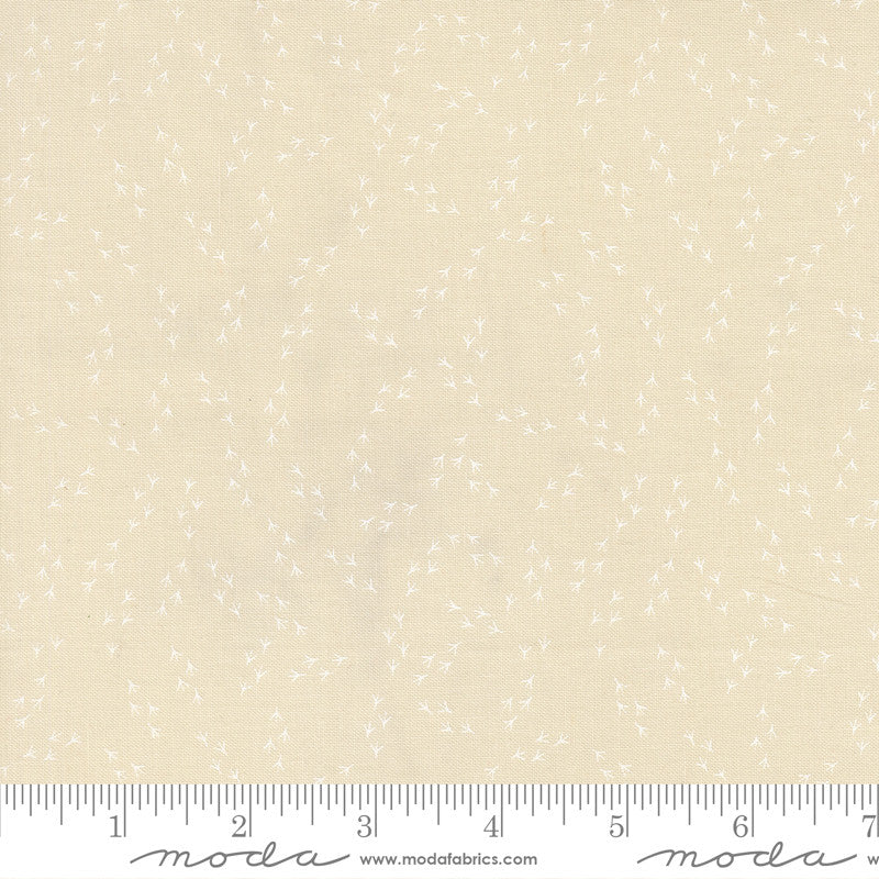 PRESALE The Henhouse Chicken Feet Cloud White Yardage by Gingiber for Moda Fabrics | 48438 31