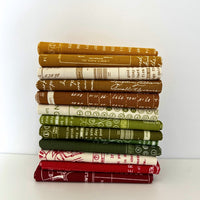Fall Fabric Bundle Apple Pie | TYPE/ography by Lori Holt of Bee in my Bonnet | 13 Pieces | Curated Fat Quarter or Half Yard Bundle