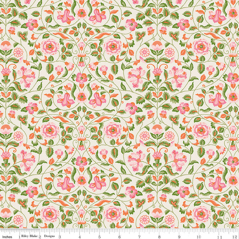 Liberty Craft Garden Tapestry Trail A Yardage by Liberty Fabrics for Riley Blake Designs | 01667457A