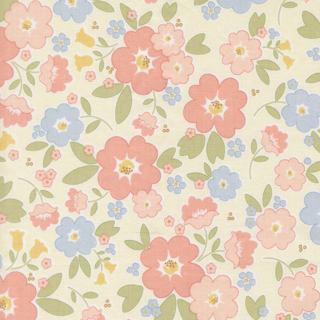 PRESALE Handmade Sweetness Vintage Blooms Porcelain  Yardage by Heather Briggs of My Sew Quilty Life for Moda Fabrics | 31790 11