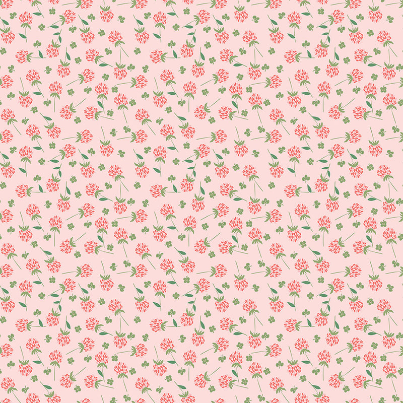 Clover Farm Clover Pink Yardage by Gracey Lawson for Riley Blake Designs | C14763 PINK | Cut Options