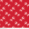Letters to Cupid Love Birds Red Yardage by My Mind's Eye for Riley Blake Designs | C16981-RED