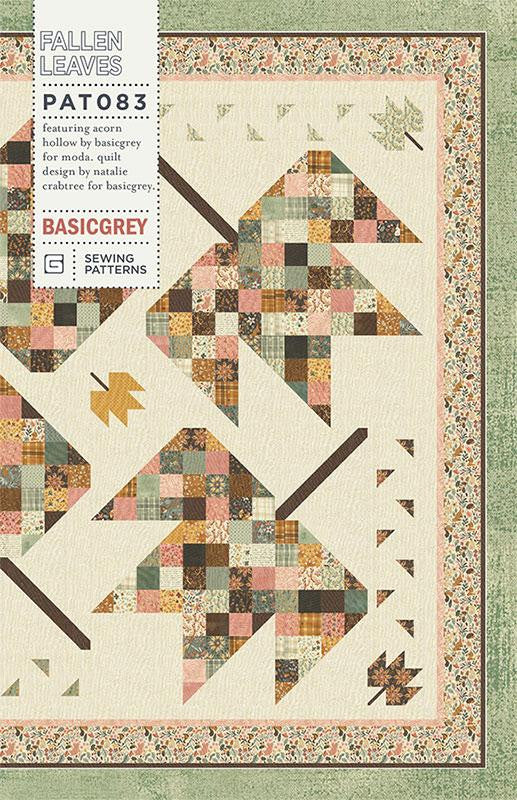 PRESALE Fallen Leaves Custom Quilt Kit With Acorn Hollow by BasicGrey for Moda Fabrics