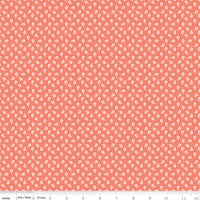 PRESALE New Beginnings Posies Coral Yardage by Sandy Gervais for Riley Blake Designs | C15755-CORAL