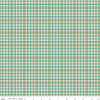PRESALE Farmers Daughter Plaid Sea Glass Yardage by Lori Holt of Bee in My Bonnet | C17175-SEAGLASS
