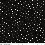 Take Heart Small Hearts Black Yardage by J. Wecker Frisch for Riley Blake Designs | C15387-BLACK