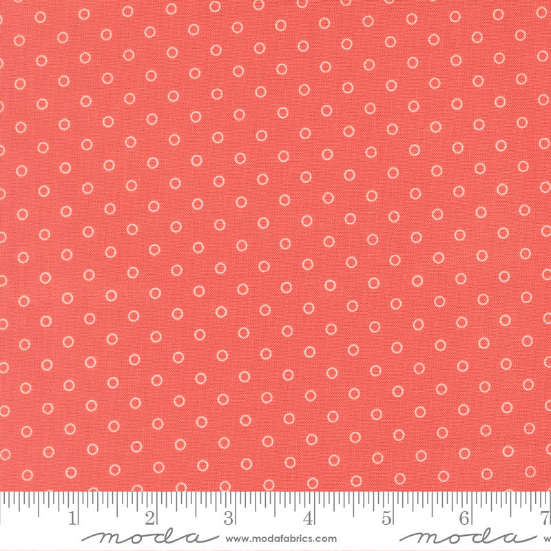 PRESALE Bloomsberry Favorite Dot Nantucket Red Yardage by Camille Roskelley for Moda Fabrics | 55356 17