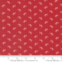 Grand Haven Calico Daisy Cherry Yardage by Minick & Simpson for Moda Fabrics | 14984 14