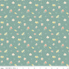 New Beginnings Teal Sweet Peas Yardage by Sandy Gervais for Riley Blake Designs | C15752-Teal
