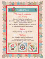 PRESALE Mercantile Quilt Kit Sampler Sew Along by Lori Holt for Riley Blake Designs | Featuring Mercantile by Lori Holt