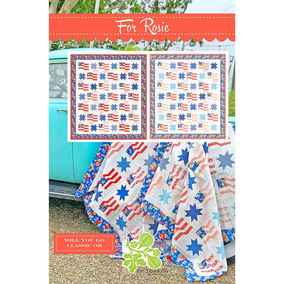 For Rosie Quilt Pattern by Fig Tree Quilts | FT 3006