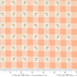 Flower Girl Peachy Picnic Check Yardage by Heather Briggs of My Sew Quilty Life for Moda Fabrics | 31733 17