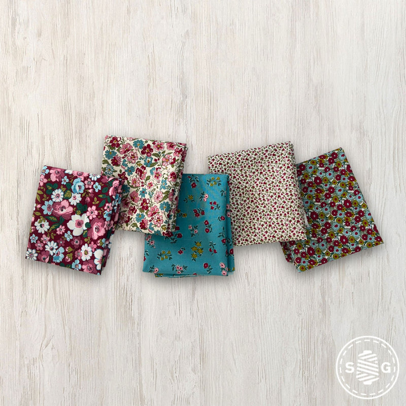 Liberty Fabrics Heirloom Collection 4 Custom Half Yard Bundle for Riley Blake Designs | Curated Bundle 5 Half Yard Cuts