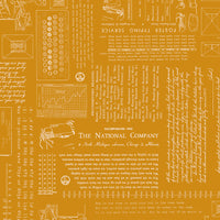 TYPE/ography Butterscotch Yardage by Lori Holt of Bee in My Bonnet for Riley Blake Designs | C16850-BUTTERSCOTCH