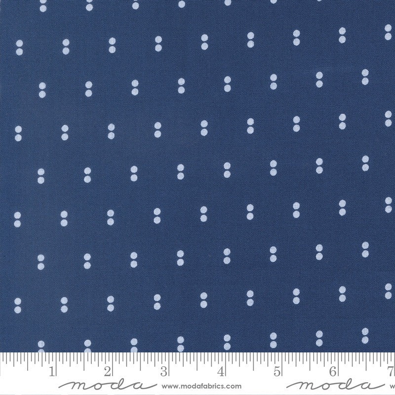 PRESALE Blueprint Dots Navy Yardage by Camille Roskelley for Moda Fabrics | 55334 16