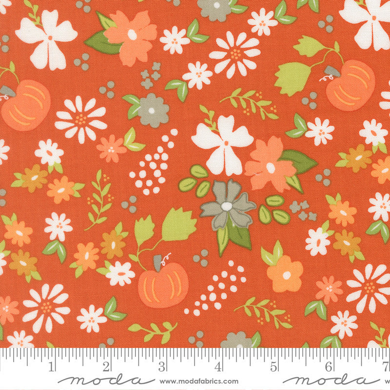PRESALE Birch and Willow Pumpkin Patch Spice Yardage by Sherri & Chelsi for Moda Fabrics | 37720 15