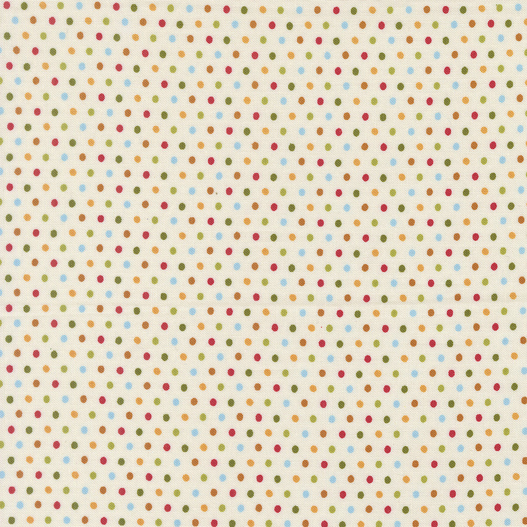 Animal Park Fun Dotty Dot Dove Yardage by Stacy Iest Hsu for Moda Fabrics | 20967 11