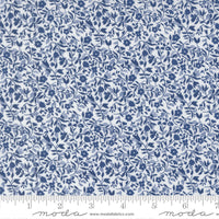 PRESALE Blueprint Frolic White Navy Yardage by Camille Roskelley for Moda Fabrics | 55335 26