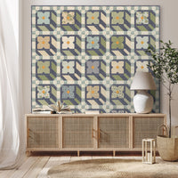 PRESALE Flower Press Custom Quilt Kit With True Love by Lella Boutique for Moda Fabrics | Quilt Size 72 1/2” x 72 1/2”