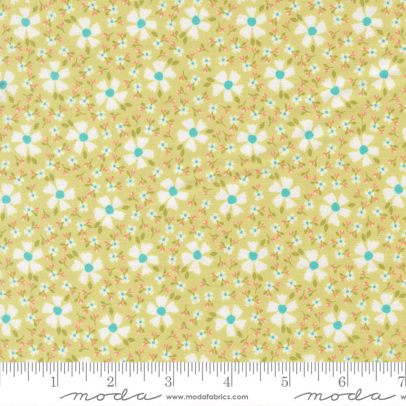 PRESALE In The Garden Bloom and Blossom Light Lime Yardage by Corey Yoder for Moda Fabrics| 29233 21