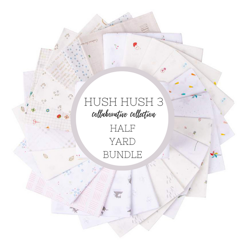 Hush Hush 3 Half Yard Bundle Collaborative Collection for Riley Blake Designs | 21 SKUs