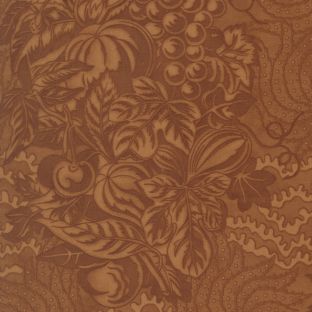 PRESALE Butternut and Sage Autumnal Bounty Cinnamon Yardage by Fig Tree & Co for Moda Fabrics | 35441 18