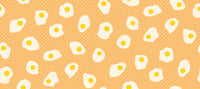 Egg and Friends Fried Eggs Cantaloupe Yardage by Kimberly Kight for Ruby Star Society | RS3090 11