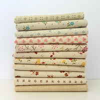 Fat Quarter Bundle Backgrounds | Baked With Love by Lori Holt of Bee in My Bonnet | 11 Fat Quarters | Curated Bundle