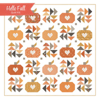 PRESALE Hello Fall Quilt Kit With Birch and Willow by Sherri & Chelsi for Moda Fabrics | Quilt Size 71 1/2" x 71 1/2"