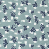 Rosemary Cottage Tulips Sky Yardage by Camille Roskelley for Moda Fabrics | 55314 16