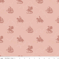 PRESALE Story Land In the Knight Rose Yardage by Sarah Jane for Riley Blake Designs | C18304-ROSE