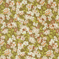 PRESALE Butternut and Sage Fields of Flowers Olive Yardage by Fig Tree & Co for Moda Fabrics | 35442 14