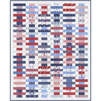 PRESALE Pioneer Day Custom Quilt Kit With Star Spangled by April Rosenthal of Prairie Grass | Light Version