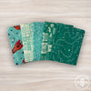 321 Blast Off Galaxy Custom Fat Quarter Bundle Blue Nebula Neptune by Stacy Iest Hsu | 5 Fat Quarters