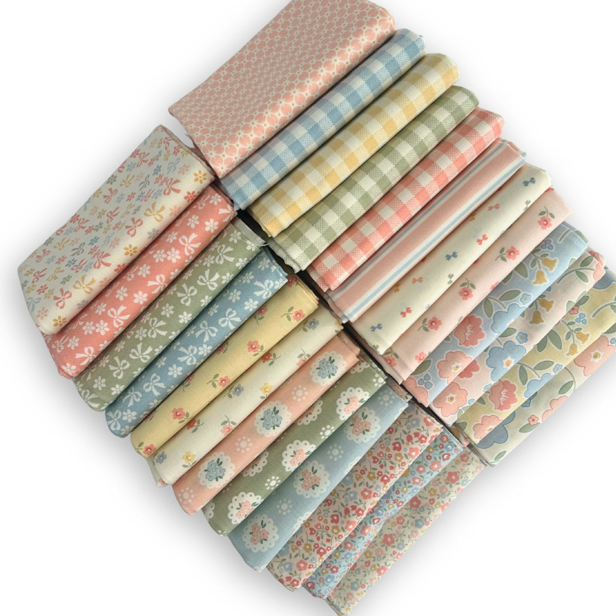 Fat Quarter Bundle | Handmade Sweetness by Heather Briggs of My Sew Quilty Life for Moda Fabrics | 24 Fat Quarters | Curated Bundle