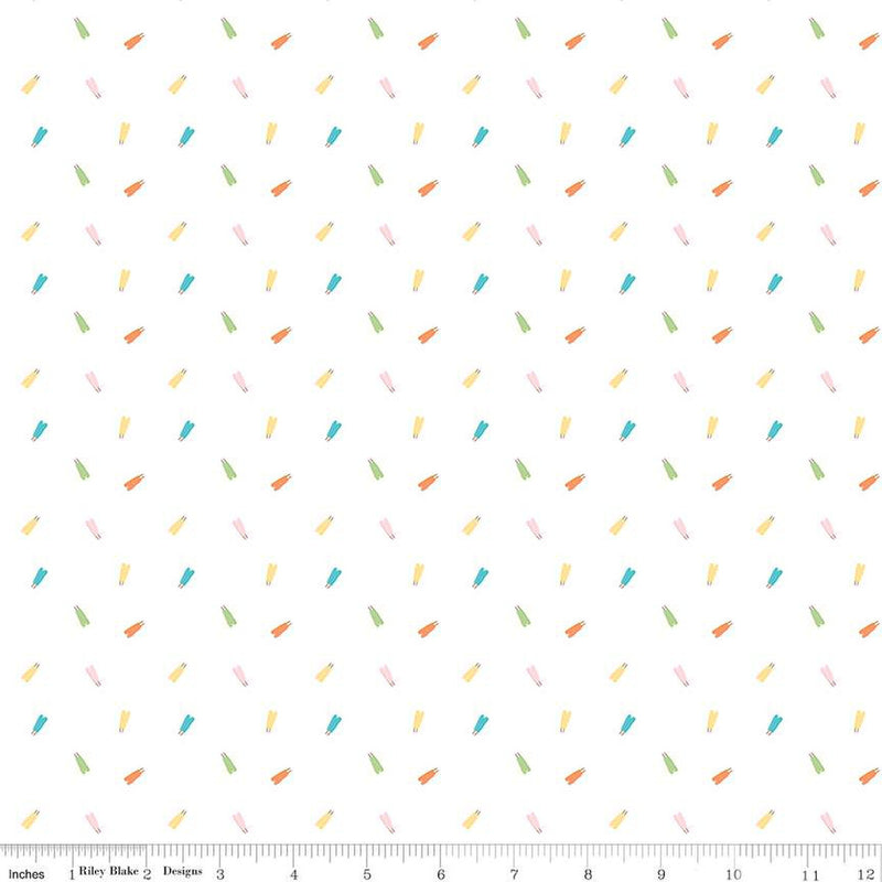 Hush Hush 3 Popsicles on Parade Yardage by Christopher Thompson Collaborative Collection for Riley Blake Designs | C14074 POPSICLE
