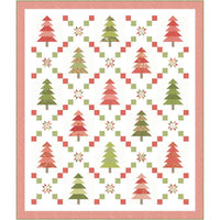 PRESALE Regal Christmas Custom Quilt Kit With Poinsettia and Pear by Sherri & Chelsi for Moda Fabrics | Quilt Size 71 1/2” x 83 1/2”