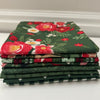 Charming Christmas Custom Fat Quarter Bundle Green by Kelsey Carlson for Riley Blake Designs | 8 Precut Fat Quarters