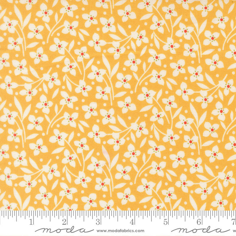Summers End Forget Me Not Sunflower Yardage by Fig Tree & Co for Moda Fabrics | 35435 13