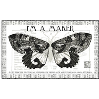 PRESALE Angel Maker Mural Panel Quilt Kit | She Who Sews–The Maker Seamstress by J. Wecker Frisch | Quilt Size 28 1/2" x 47 12" | FREE PATTERN