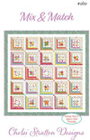 Mix and Match Quilt Pattern by Chelsi Stratton of Sherri & Chelsi for Moda Fabrics | CSD 160