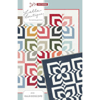 Kaleidoscope Custom Quilt Kit in Magic Dot Fabric by Lella Boutique | Navy Version | Size 70 1/2" x 70 1/2"