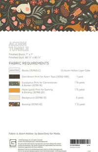 Acorn Tumble Quilt Pattern by BasicGrey | BG PAT082