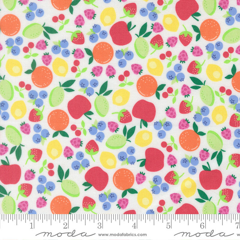 Fruit Salad Fruit Cup Off White Yardage by Corey Yoder for Moda Fabrics | 29242 11